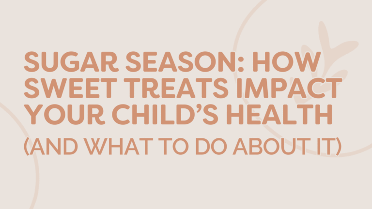 sugar and kids’ health, sugar and behavior, sugar and immunity, Halloween sugar crash, children’s nutrition, functional medicine for kids, blood sugar balance, gut health in kids, Well-Rooted Pediatrics, functional medicine telehealth Illinois, holistic family wellness