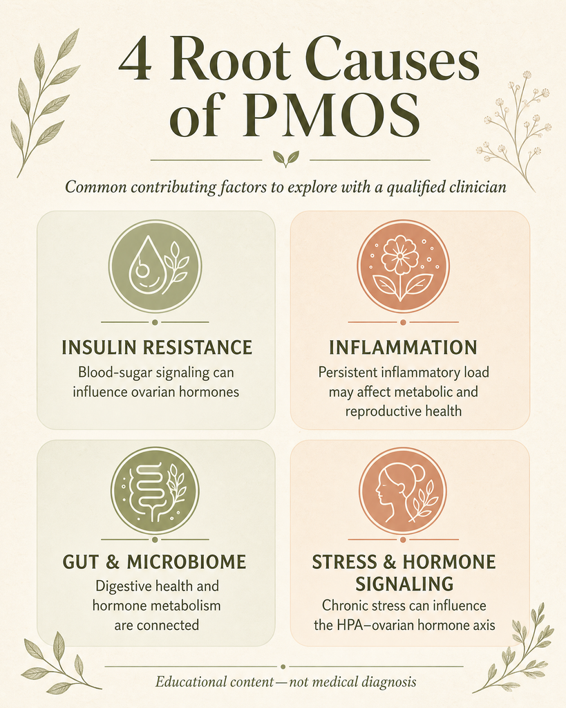 pmos root causes infographic