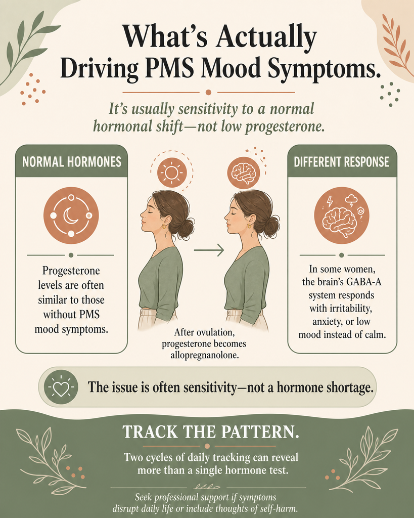 pms mood symptoms infographic